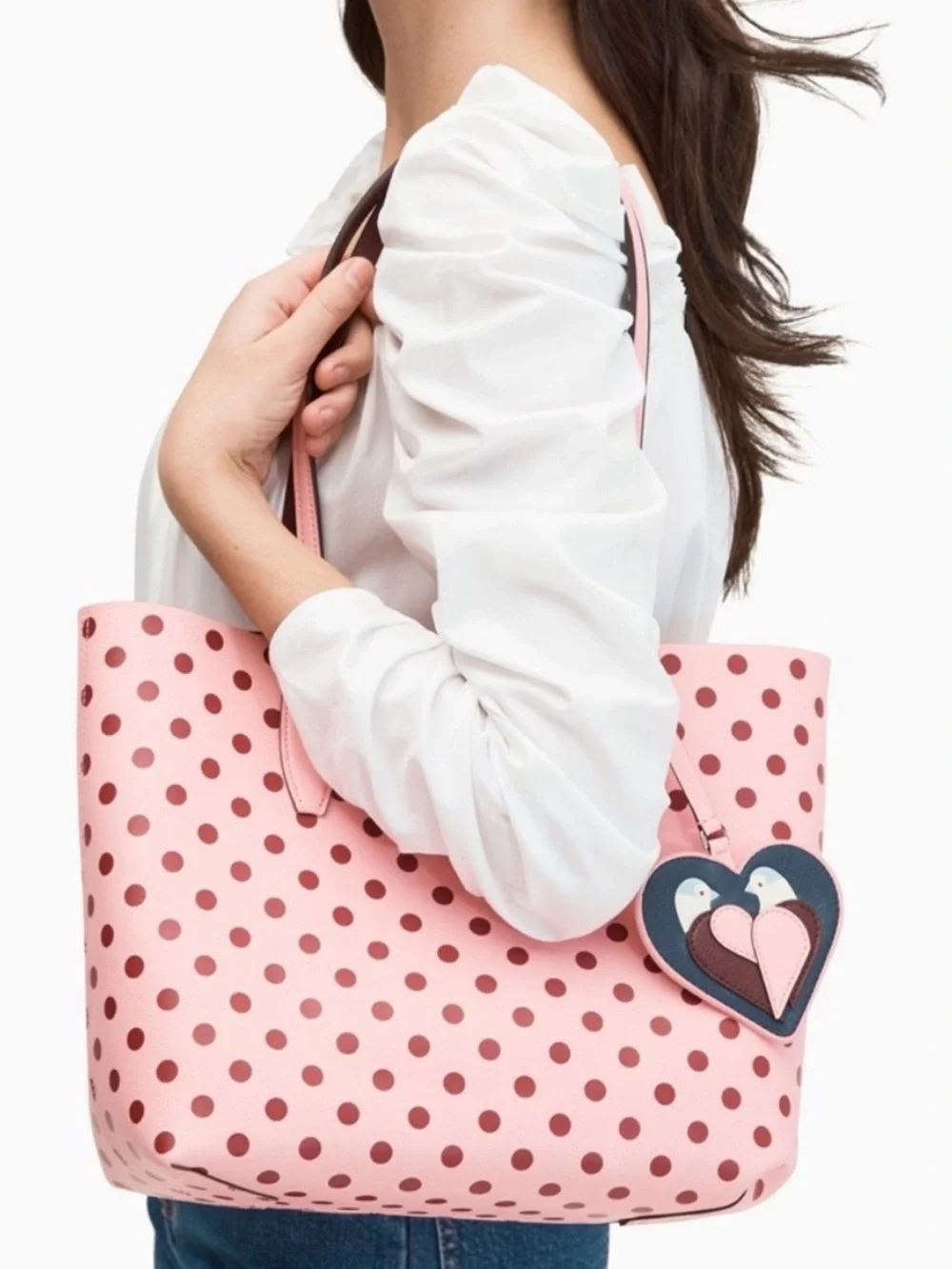 Kate Spade New York Arch Love Birds Reversible Tote (Style #WKRU639) NWT $299